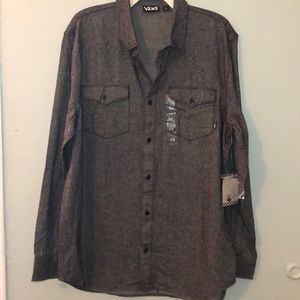 NWT Vans Heavyweight 100% Cotton Button Do…